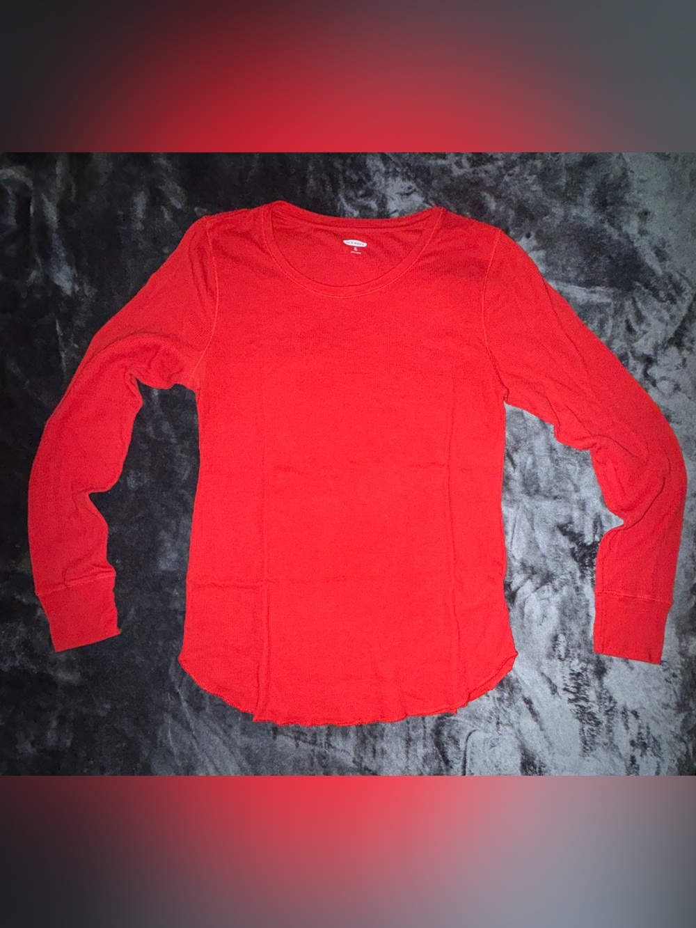 Classic Women's Long-Sleeve Thermal Top - Red